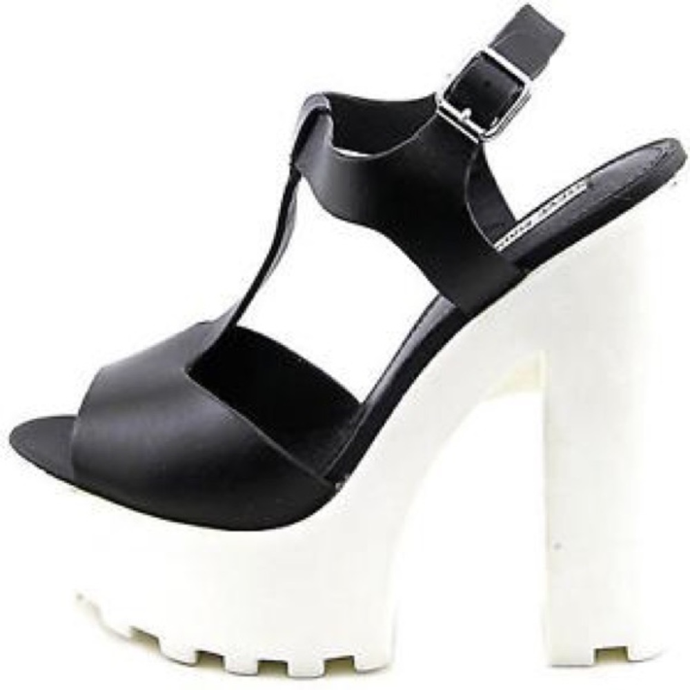 Steve Madden chunky platform heels “girl talk”